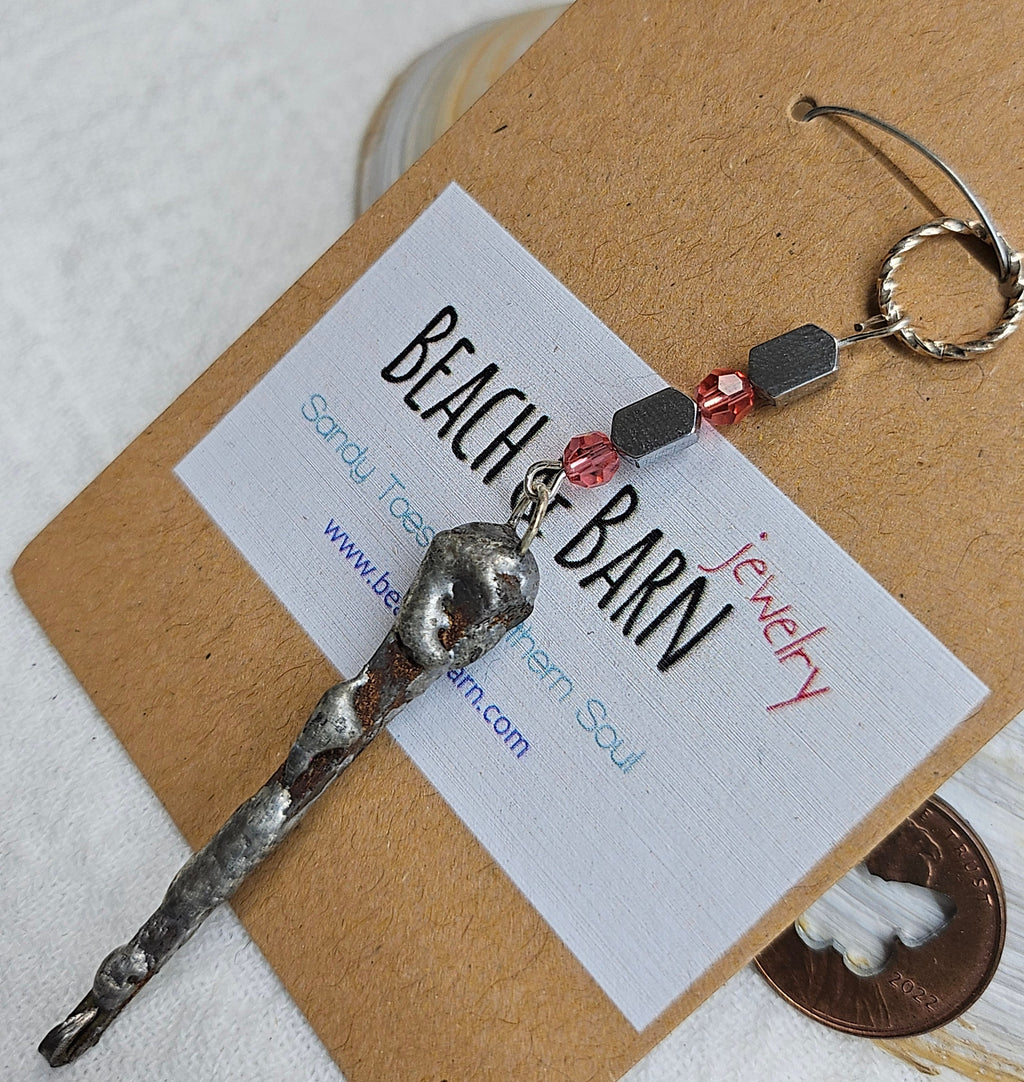 Stylish Silver Solder Horse Shoe Nail Pendant for Luck  Charm - Unique Jewelry Statement