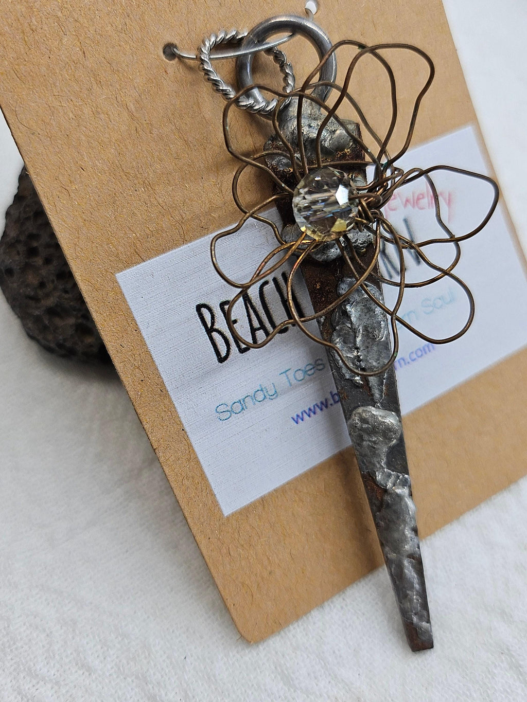 Silver Solder Horse Shoe Nail Pendant - Quirky Lucky Charm Jewelry for Horse Lovers  Fashionistas Unique Gift Idea