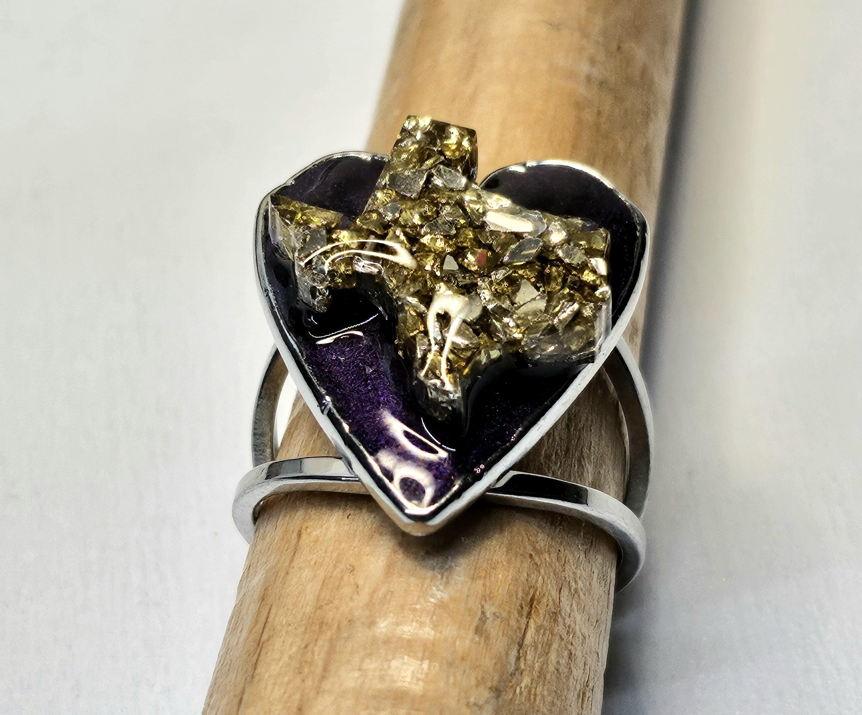 Custom Engraved Texas Stainless Steel Ring for Men  Women - Unique Lone Star Jewelry Perfect Gift for Texans