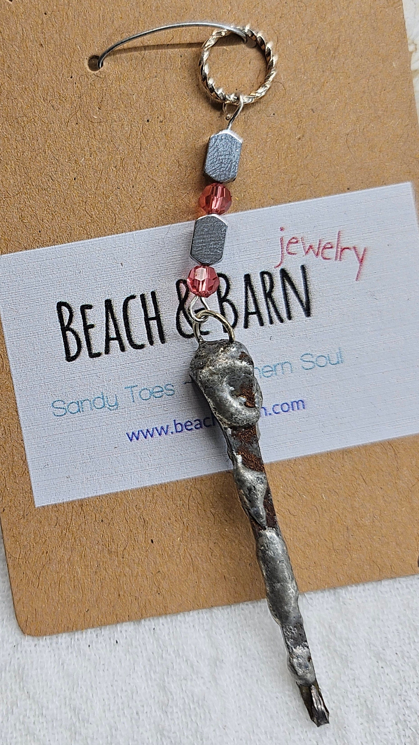 Stylish Silver Solder Horse Shoe Nail Pendant for Luck  Charm - Unique Jewelry Statement