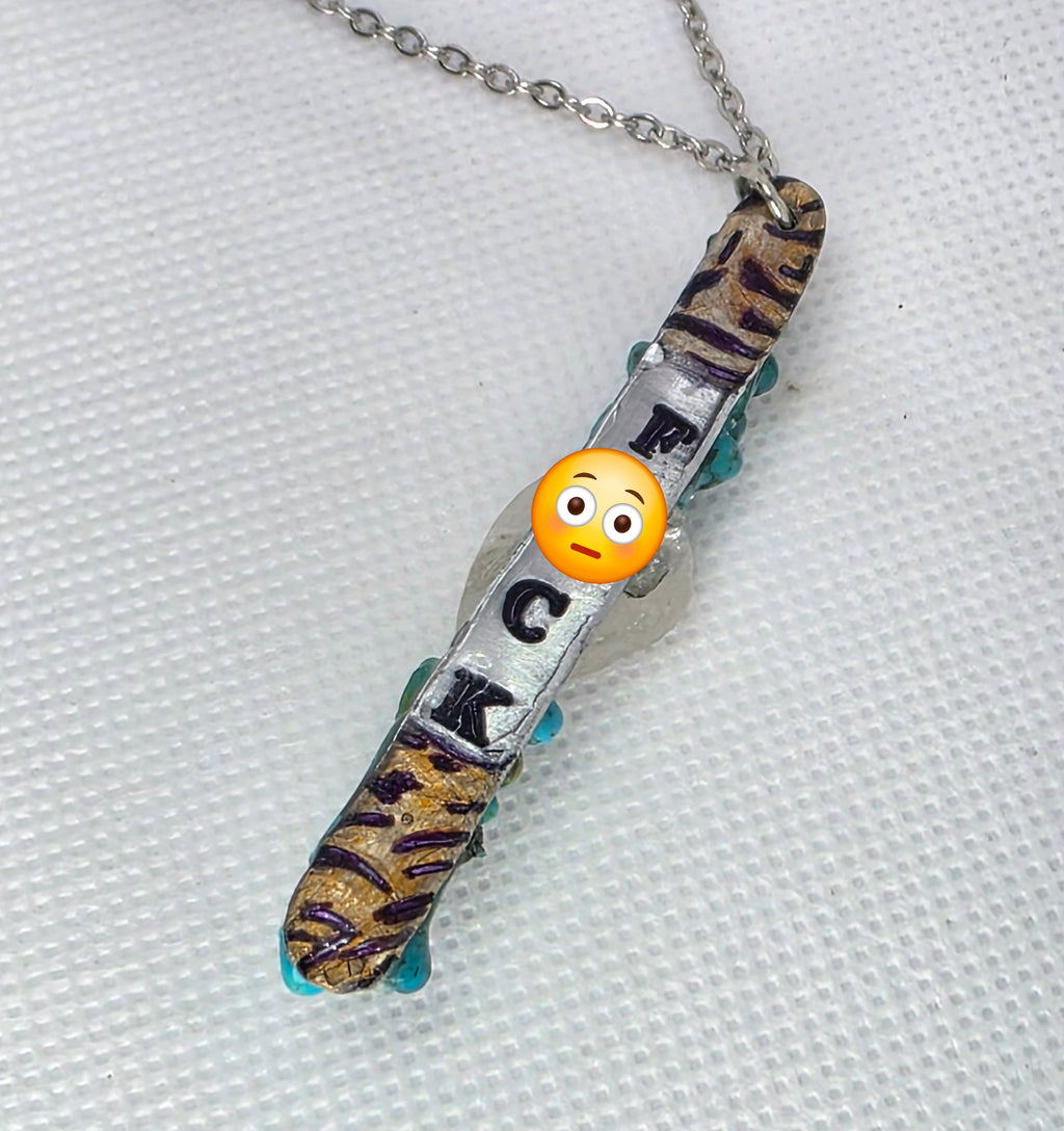 Turquoise & Quartz Heart with Attitude