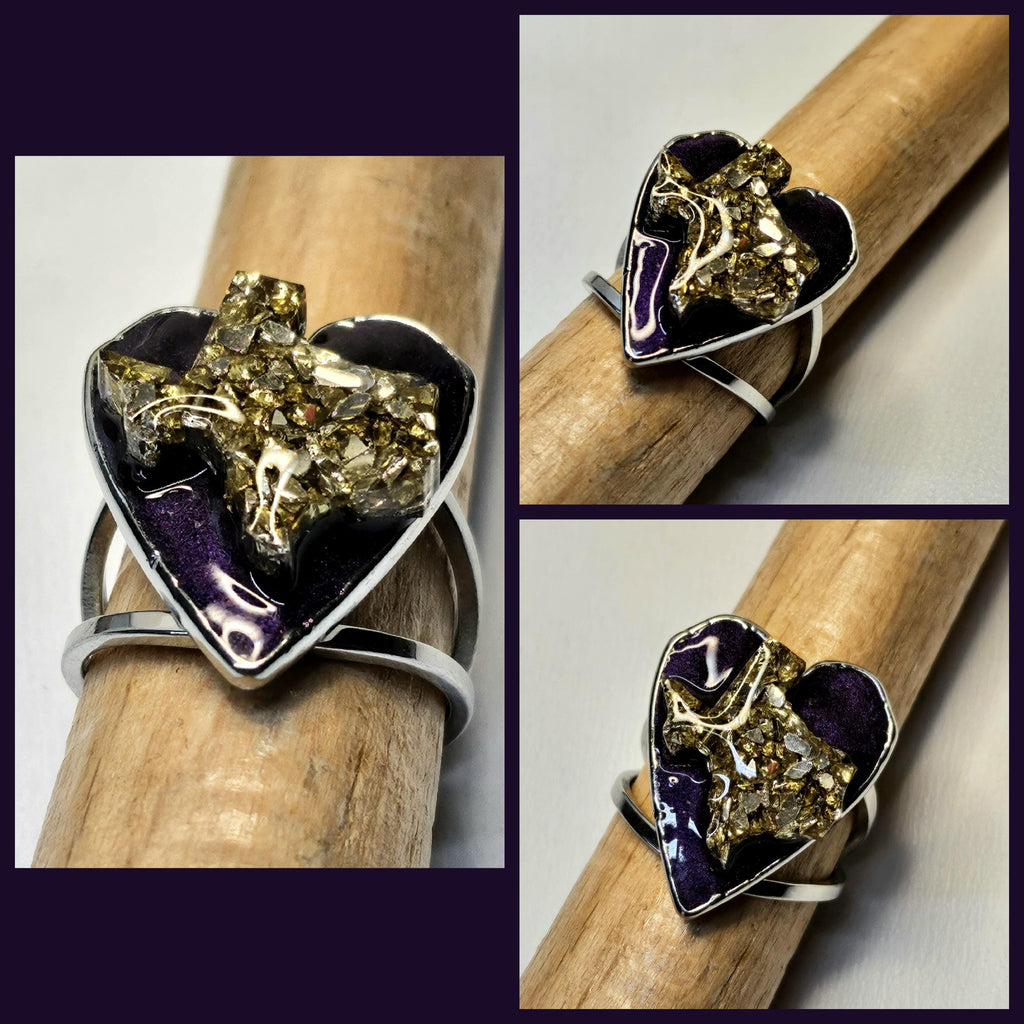 Custom Engraved Texas Stainless Steel Ring for Men  Women - Unique Lone Star Jewelry Perfect Gift for Texans