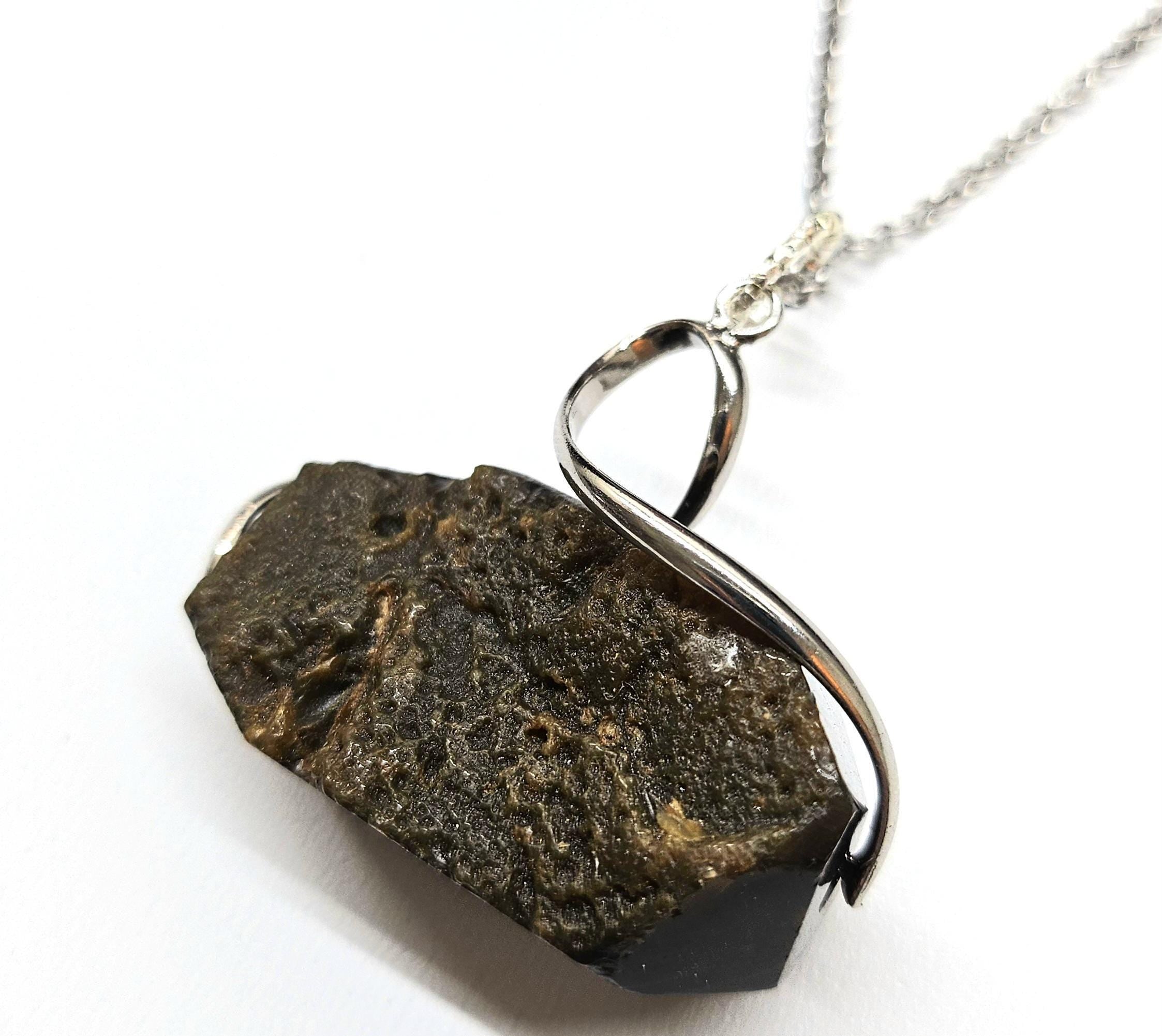 Bronzite Faceted Rough Pendant Rustic Boho Handmade Jewelry Gift for Her with FREE Shipping  Unique Statement Piece for Weddings Beach Days