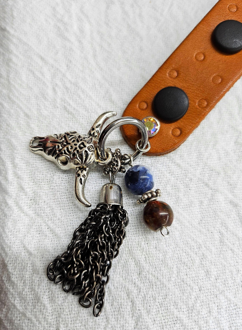 Beer Top Leather Cuff Bracelet - Rustic Boho Handmade Accessory - Unique Jewelry Gift for Her - Free Shipping  Statement Piece 387