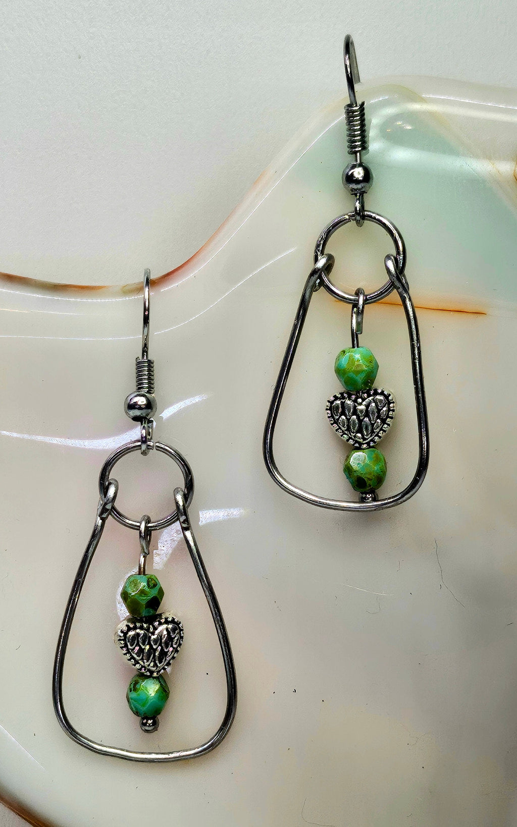 Faceted Czech Glass Earrings with Stainless Steel Hooks  Vibrant Colorful Wire Dangle Jewelry for Any Occasion