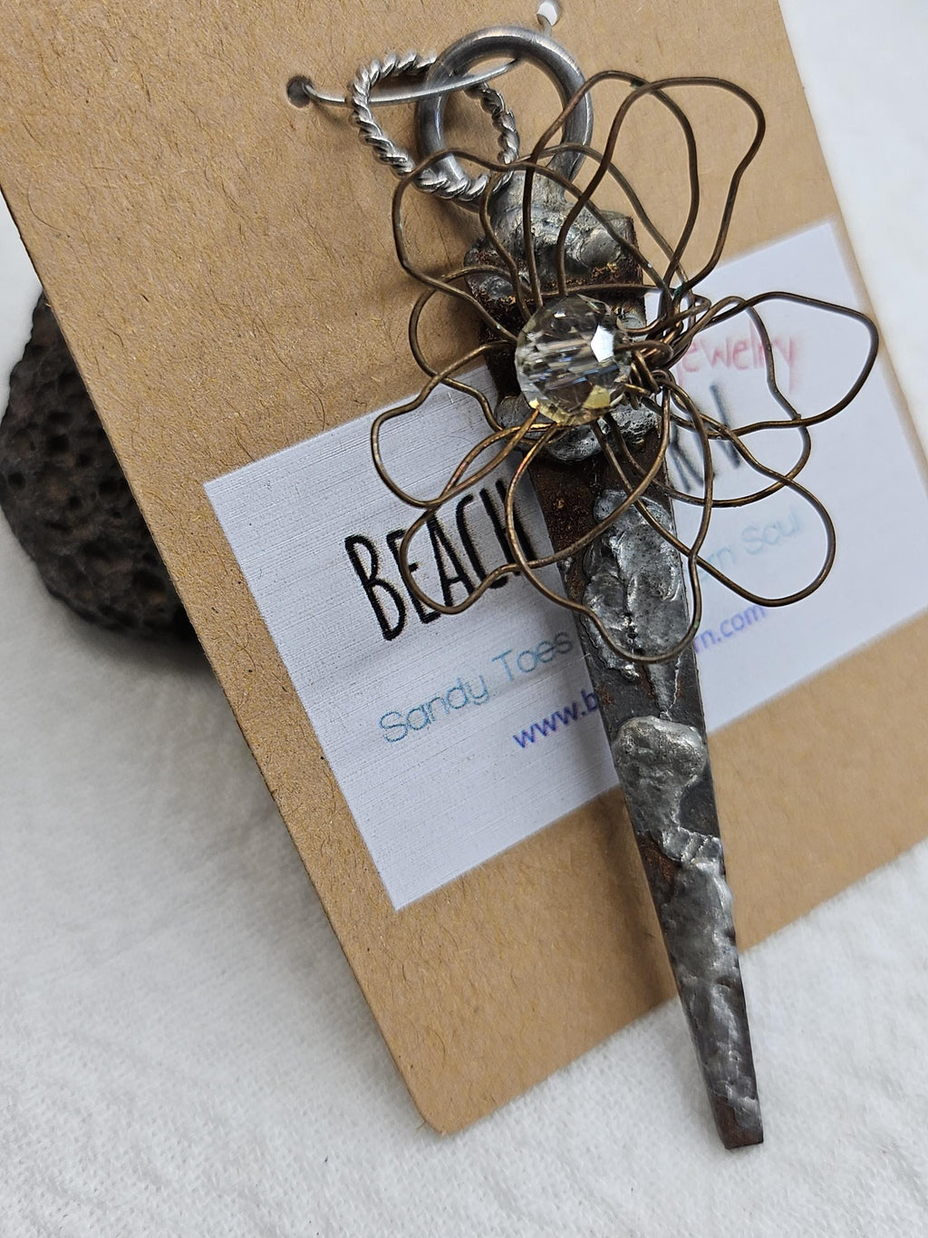 Silver Solder Horse Shoe Nail Pendant - Quirky Lucky Charm Jewelry for Horse Lovers  Fashionistas Unique Gift Idea