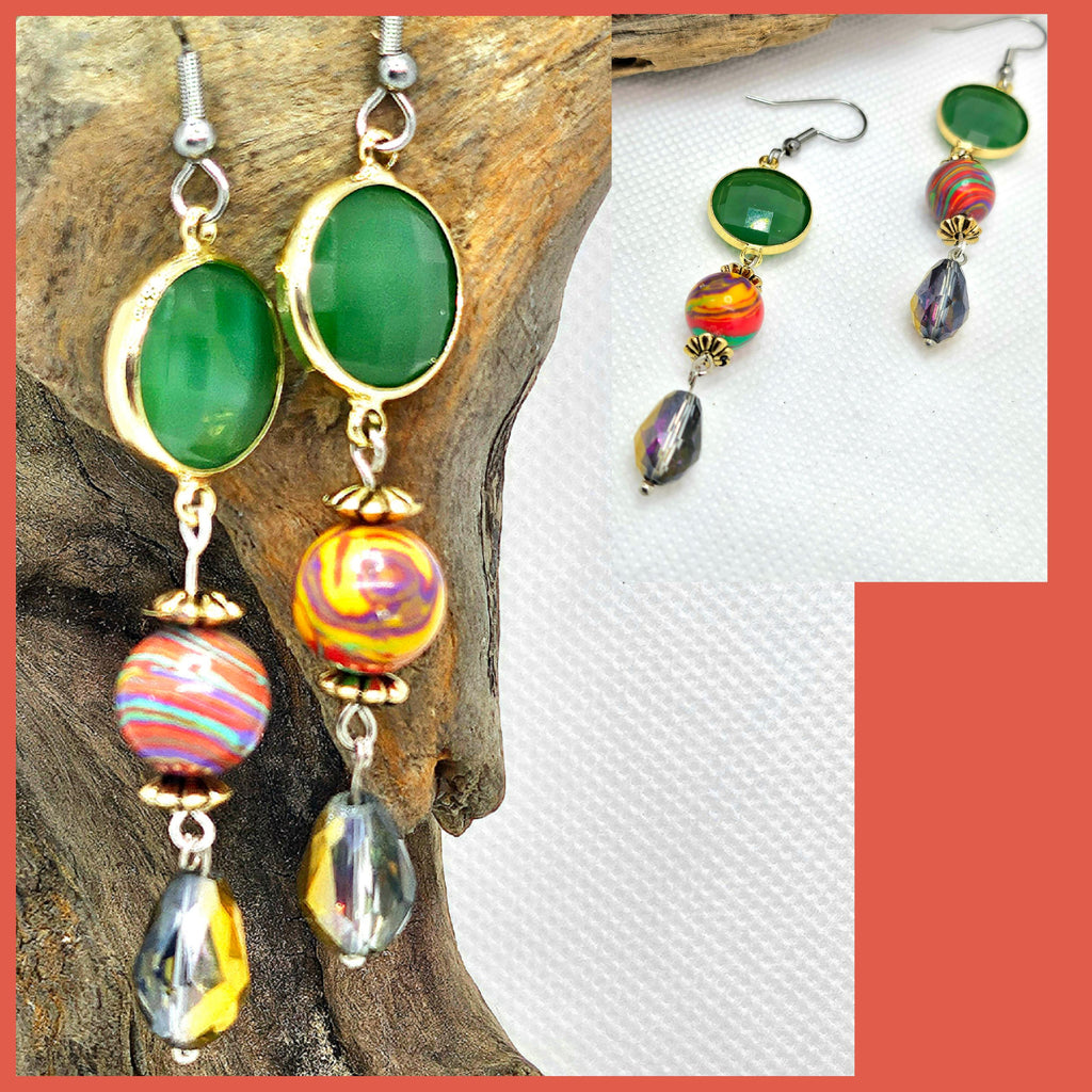 Crystal Drop Earrings with Stainless Steel Hooks for Dazzling Style and Feather-Light Comfort - Perfect for Any Occasion