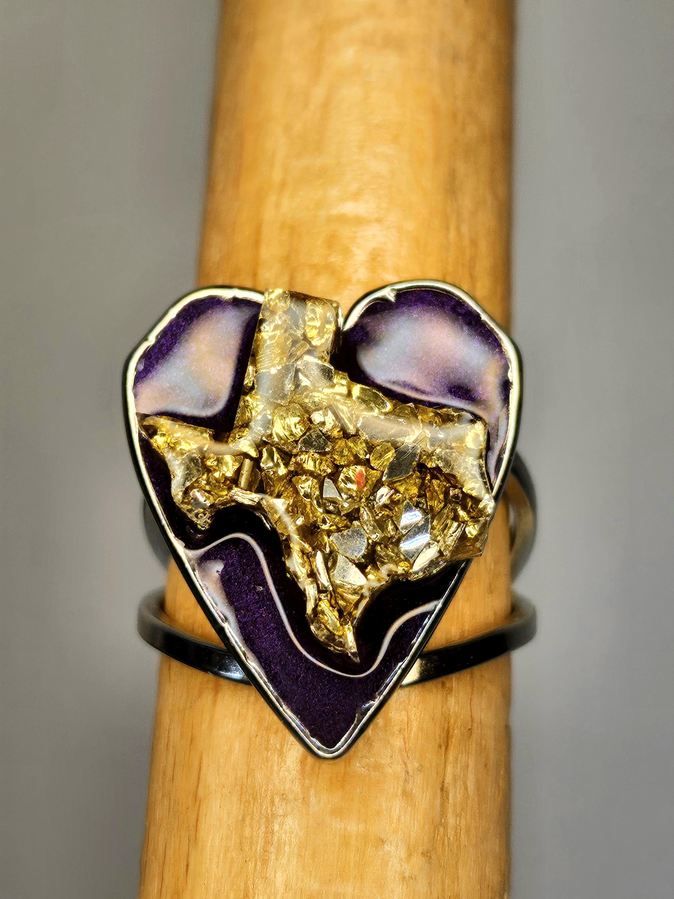 Custom Engraved Texas Stainless Steel Ring for Men  Women - Unique Lone Star Jewelry Perfect Gift for Texans