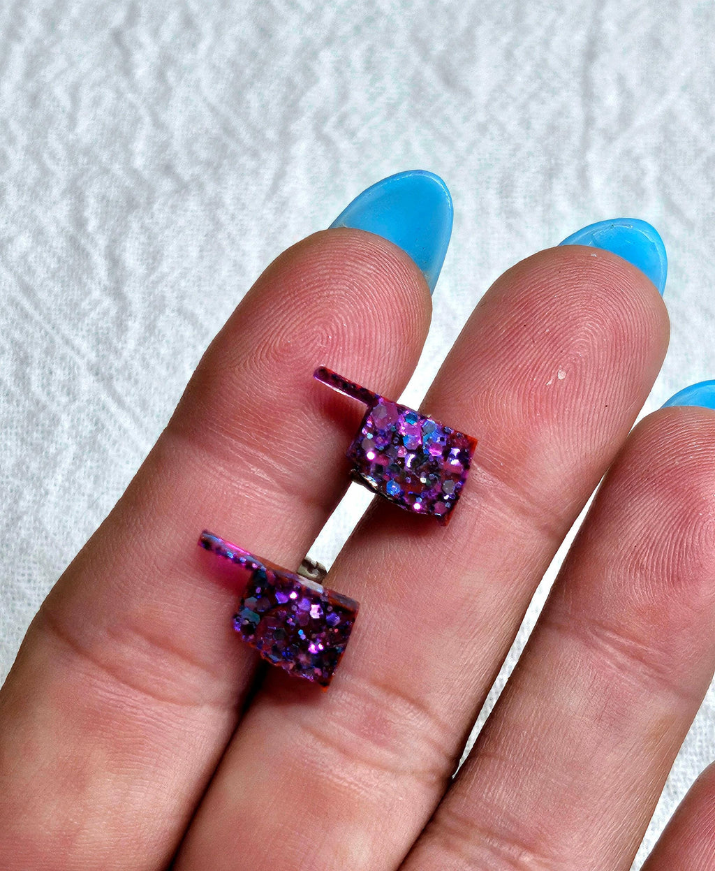 Oklahoma State Rustic Boho Handmade StudPost Earrings for Her - Unique Jewelry Gift with FREE SHIPPING - Perfect for Rustic Weddings Beach