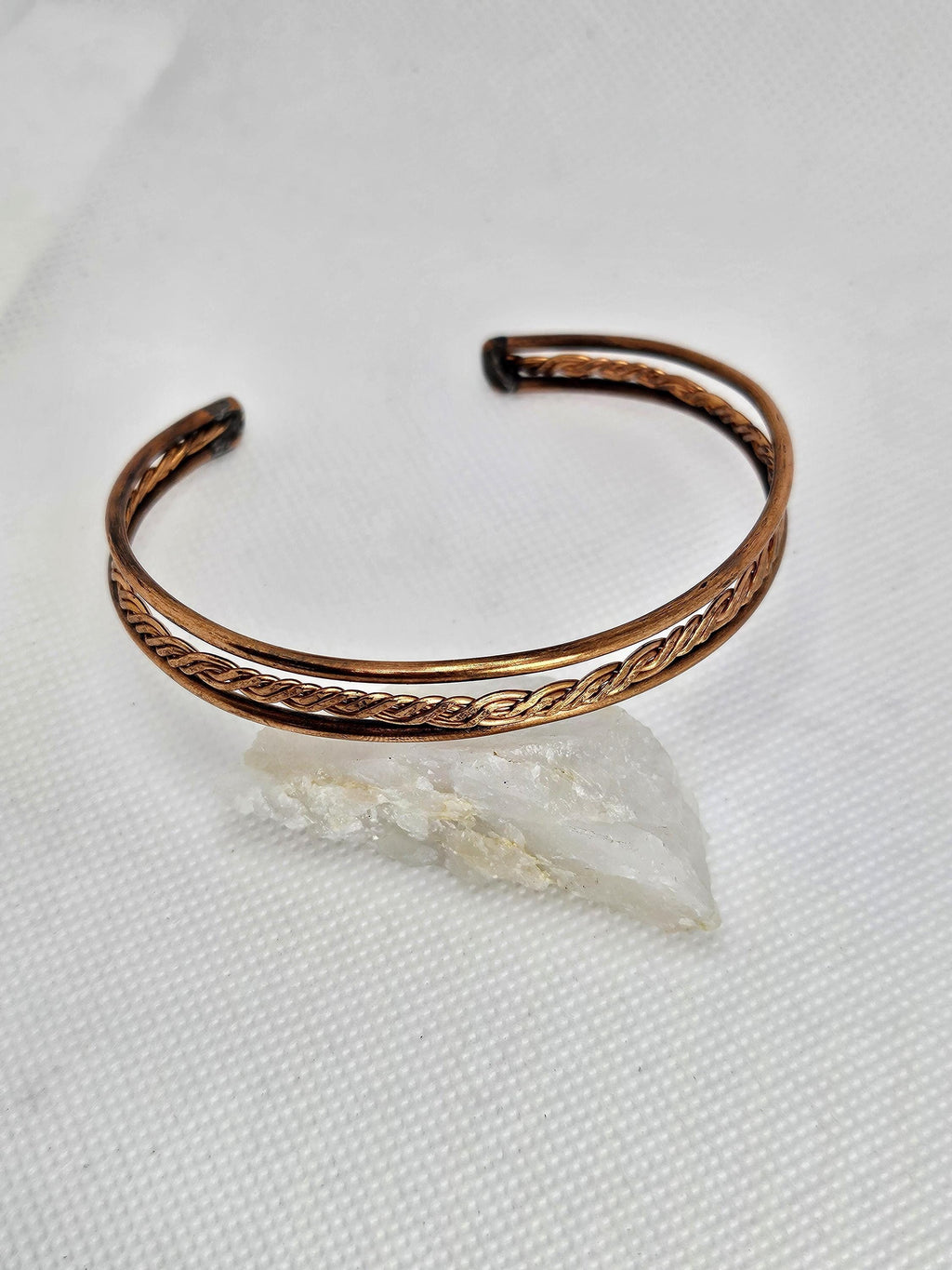 Handmade Raw Copper Twist Cuff Bracelet for Rustic Boho Style Unique Gift with FREE Shipping Perfect for Everyday Wear