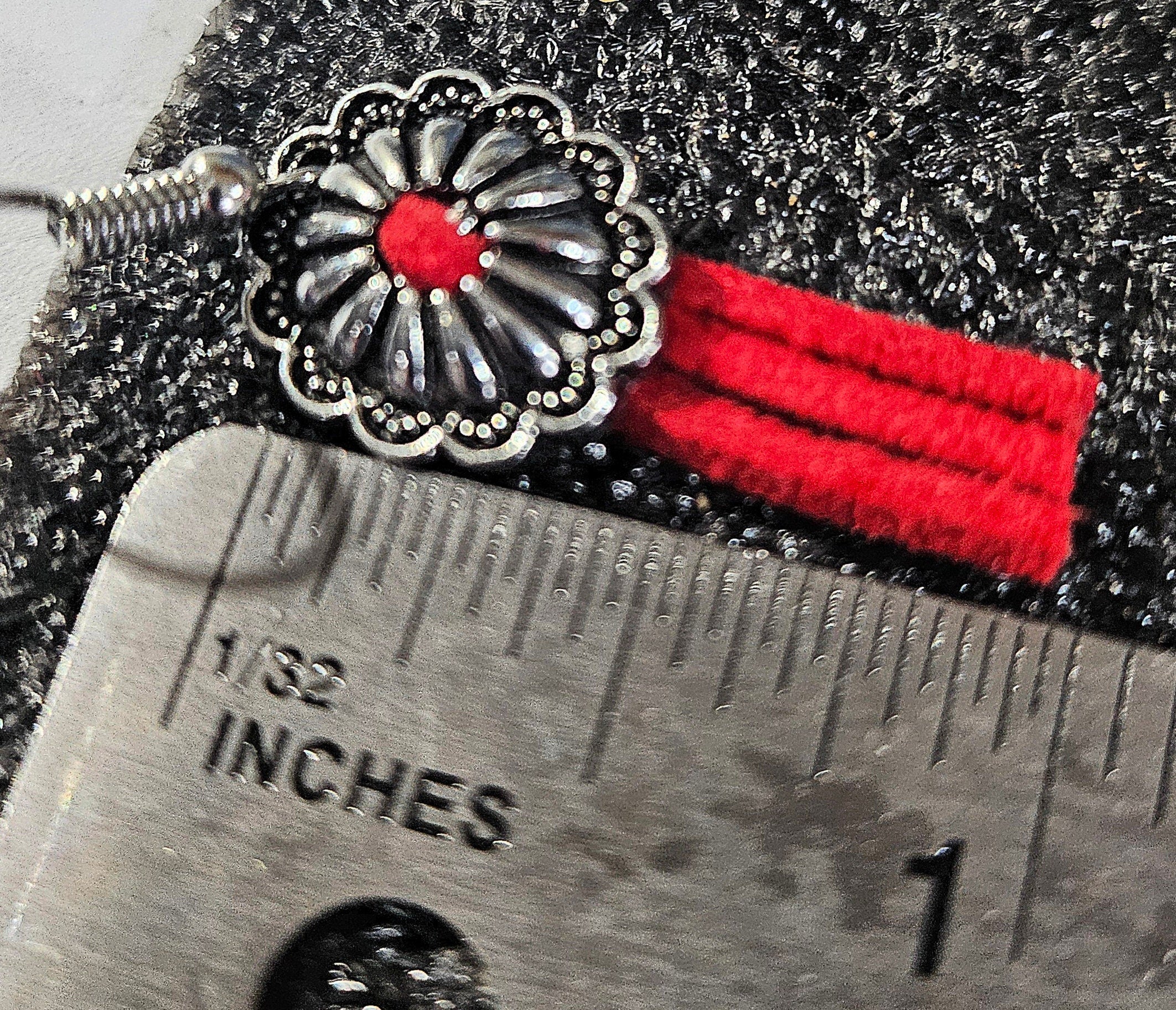 Delightful 1-Inch Red Leather Earrings with Stainless Steel Hooks for Everyday Chic  Night Out Glam