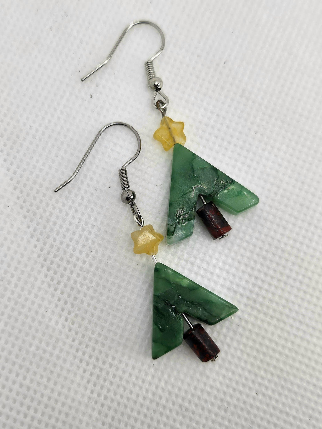 Green Aventurine Drop/Dangle Earrings Rustic Boho Handmade Jewelry Gift for Her Free Shipping | Rustic Boho Jewelry #326