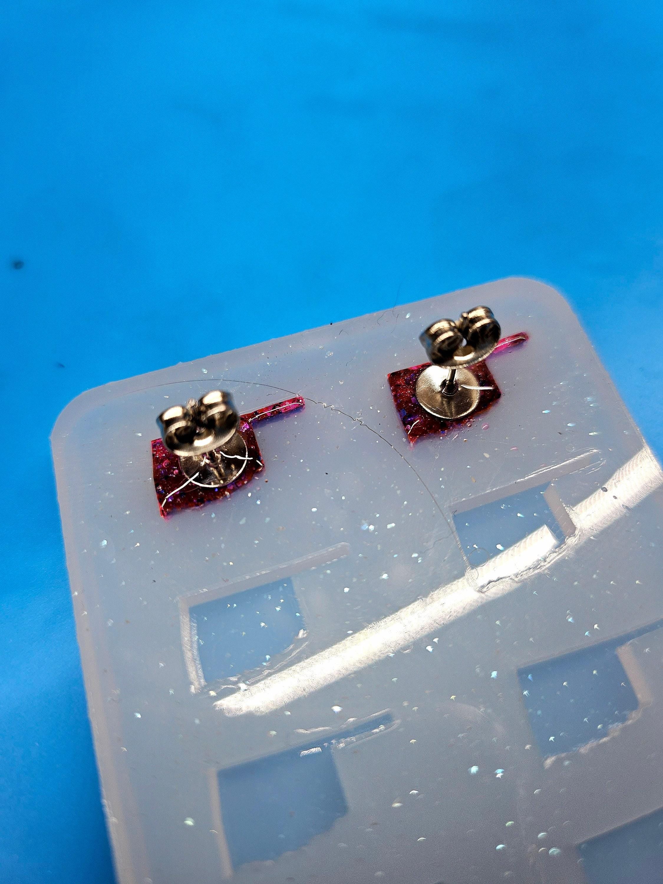 Oklahoma State Rustic Boho Handmade StudPost Earrings for Her - Unique Jewelry Gift with FREE SHIPPING - Perfect for Rustic Weddings Beach