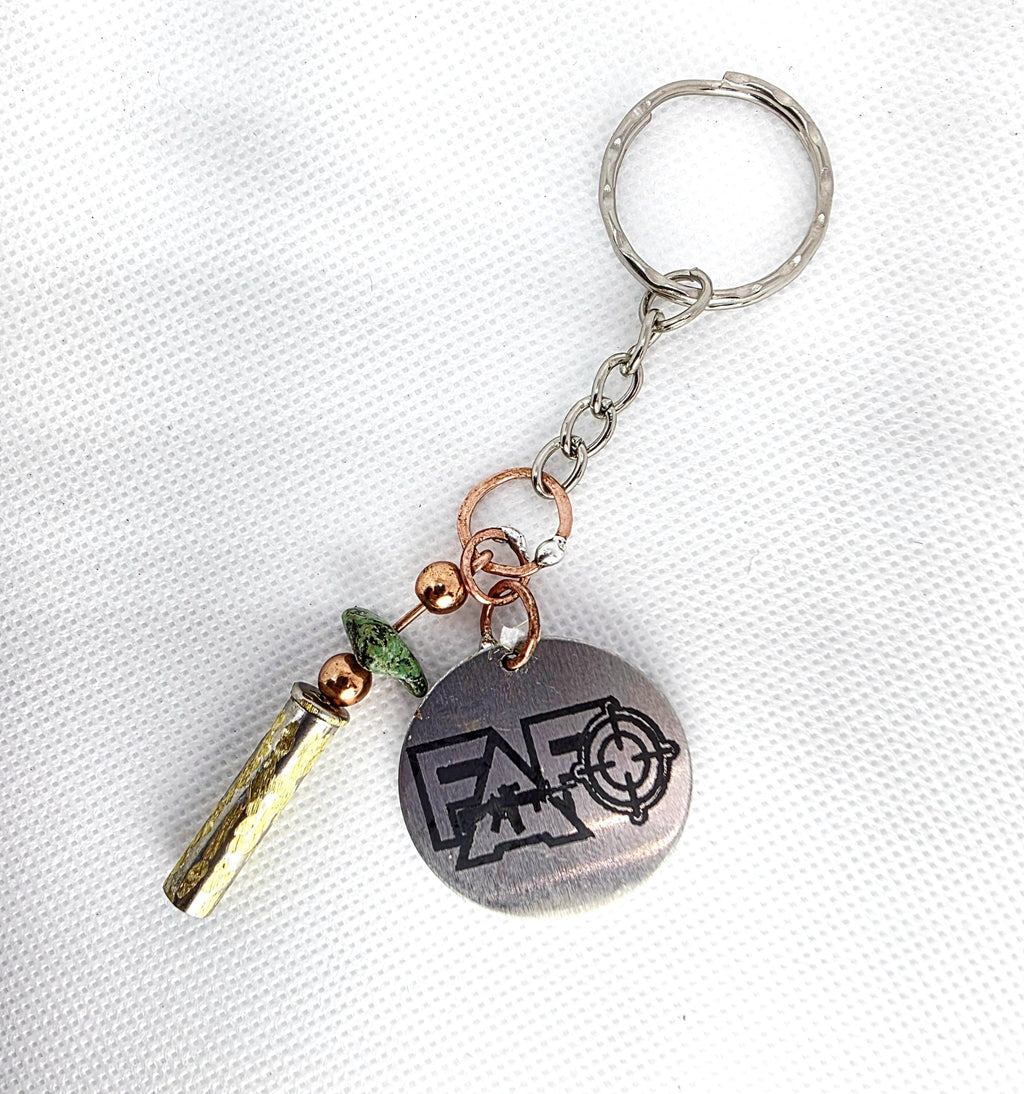 Brass Bullet, gift for him, real Brass empty rounds, hunting jewelry, key ring, key chains Brass Bullet Keychain, Gift for Him, Hunting