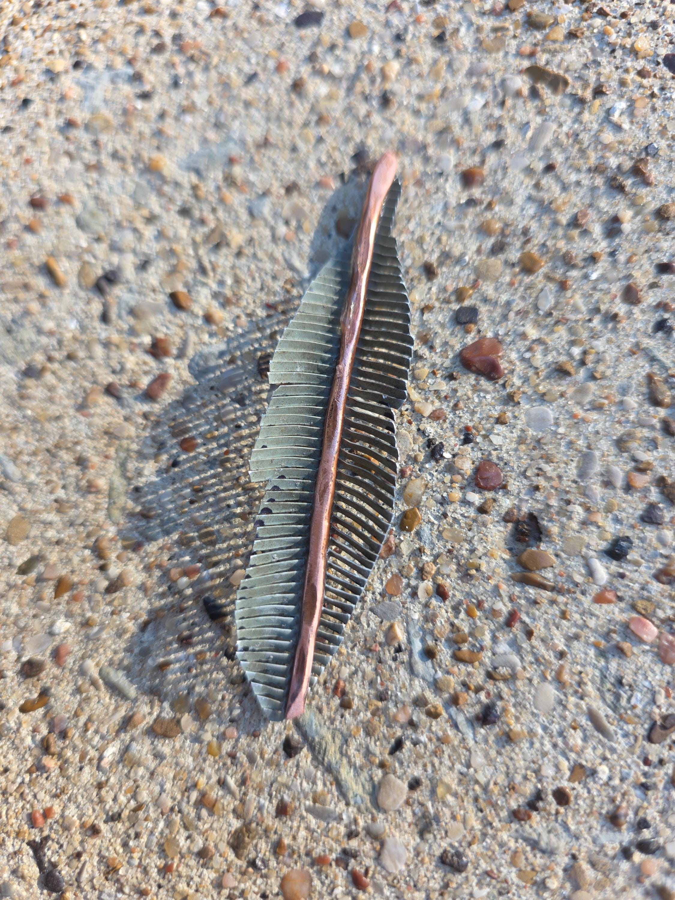 Handcut Textured Leather Feather |Charm Earrings with Historical Window Screen, Pendant for Unique Style