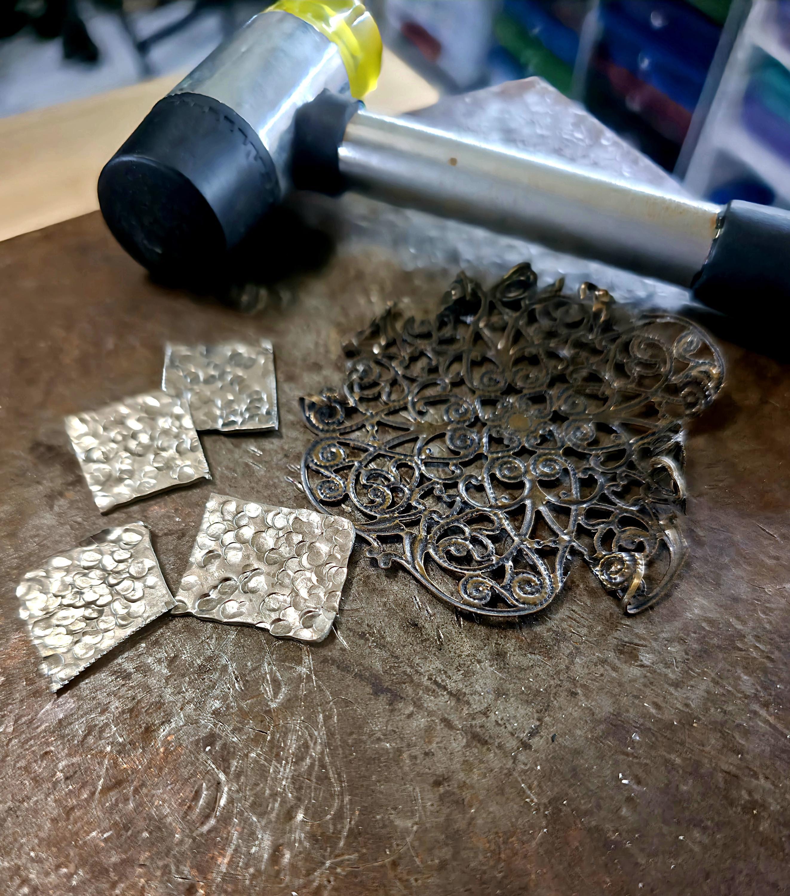 Wing of War – Copper Resin Pendant Necklace, UNBROKEN Trophy Shield, Raw Butterfly Wing Necklace, Handcrafted Rustic Jewelry, handmade