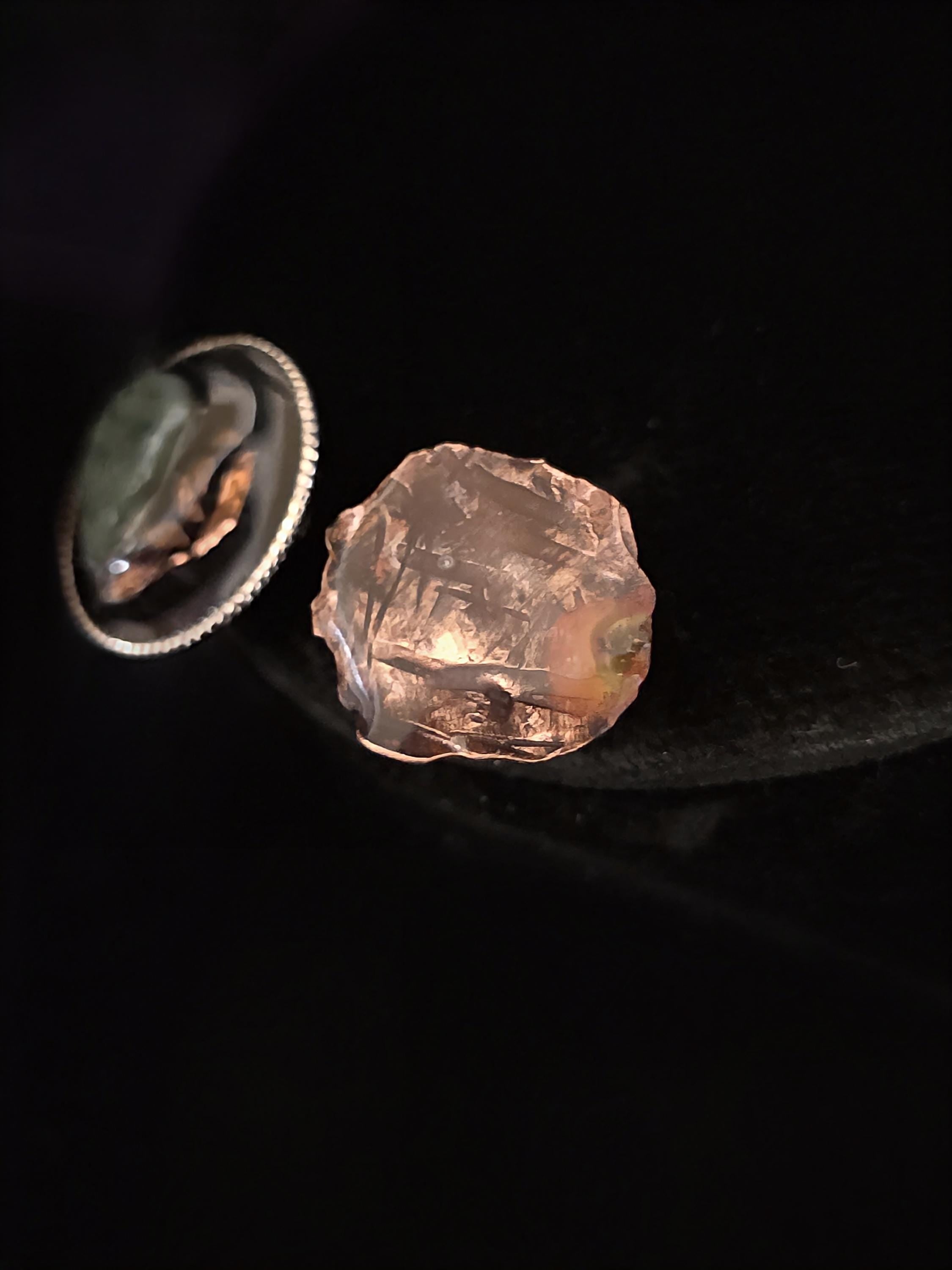 Shielded Heart Earrings – UNBROKEN Handcrafted Copper Shield Earrings with Aventurine Heart, Warrior Jewelry