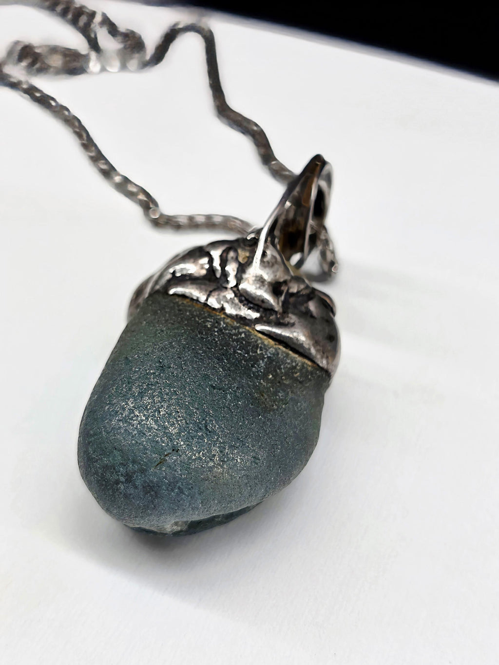 Survival Smoothed – UNBROKEN Kaua'i Hawai'i Sea Glass Pendant Necklace, Genuine Ocean-Tumbled Glass Talisman, Handcrafted Artisan Jewelry
