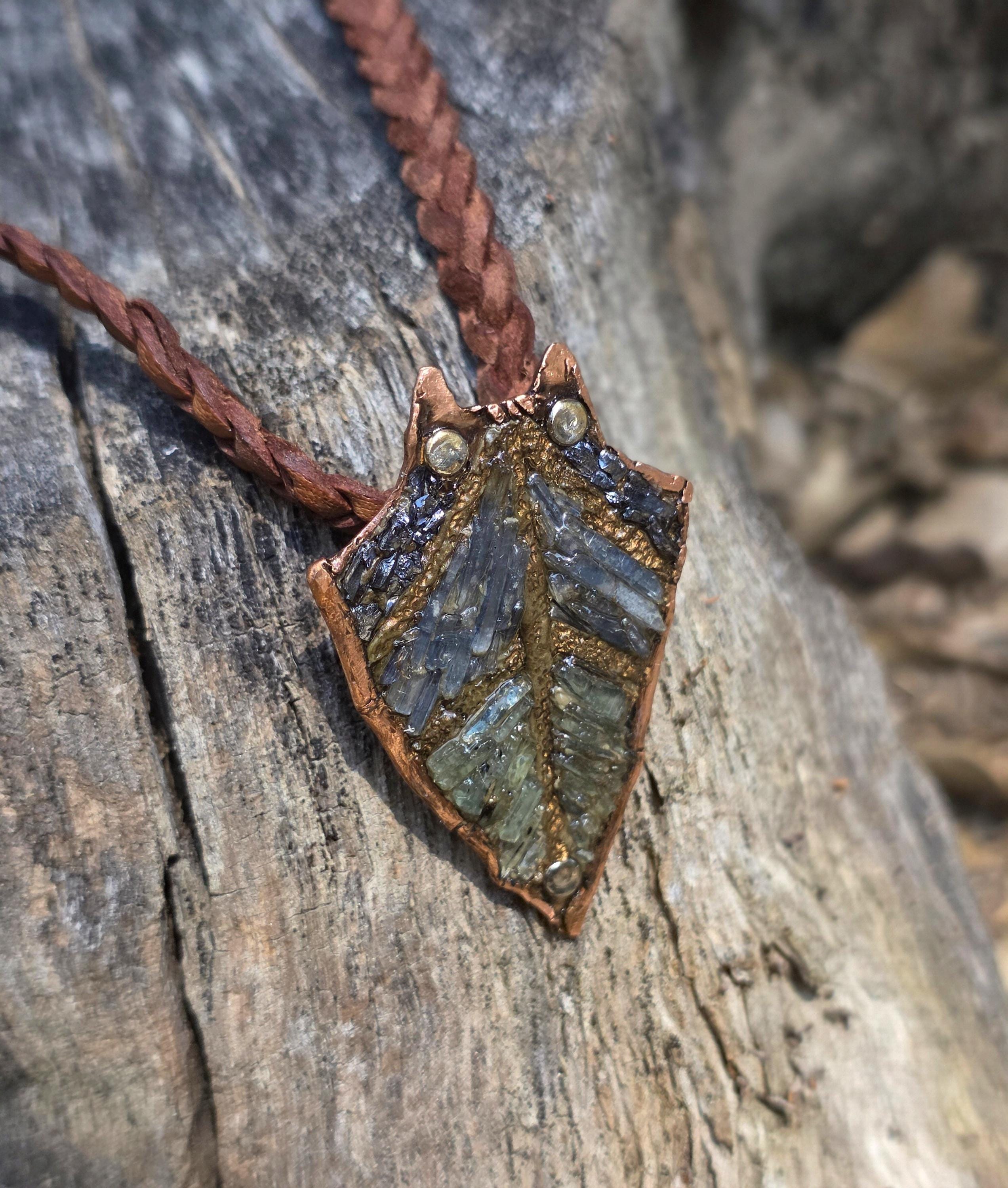 RESURGENT – We Knew Hell But Chose Not to Stay, “I Remain” Copper Necklace, Pearl & Hematite Pendant, Handmade Rustic Survivor.
