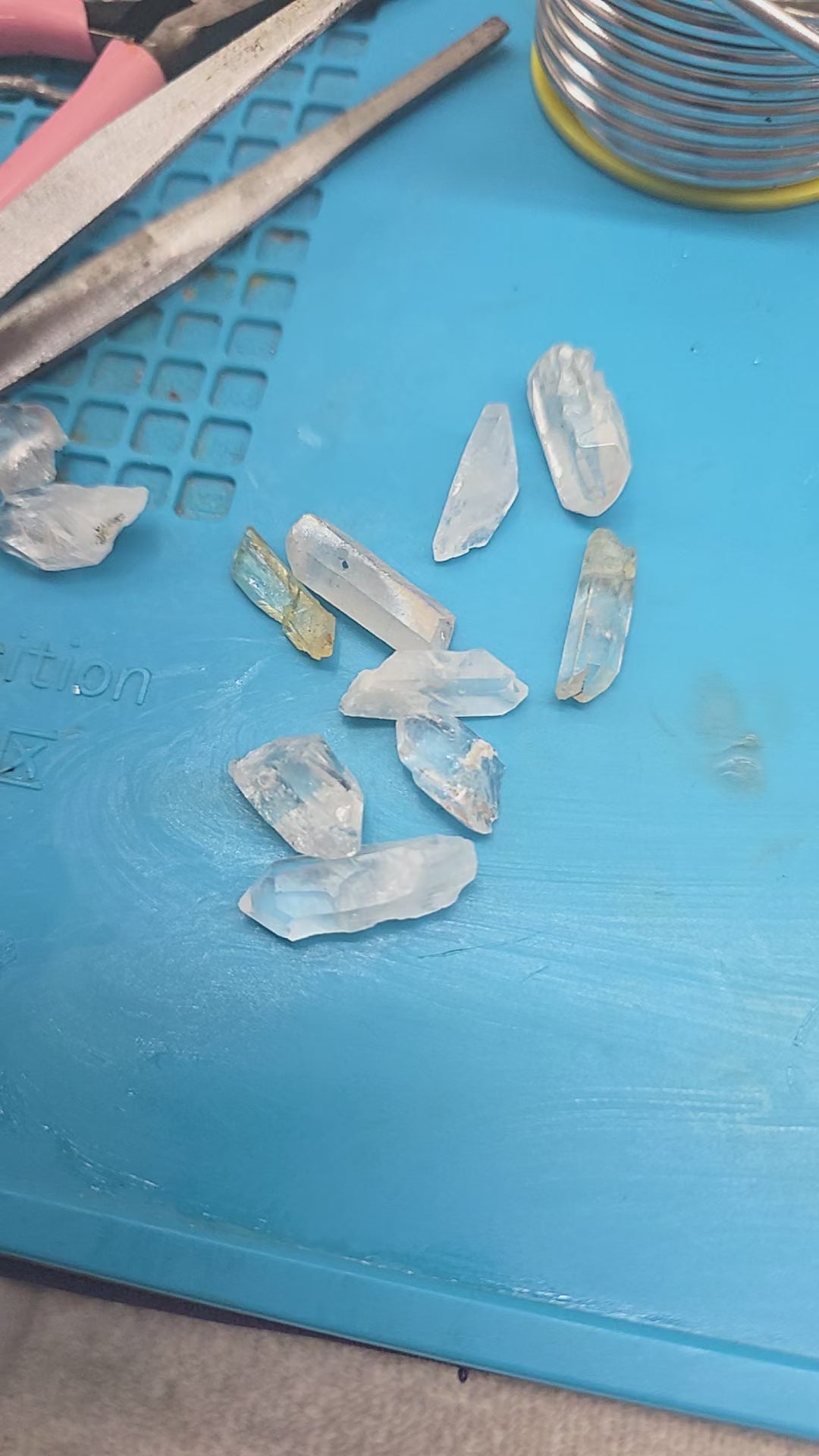 Turquoise & Quartz Heart with Attitude